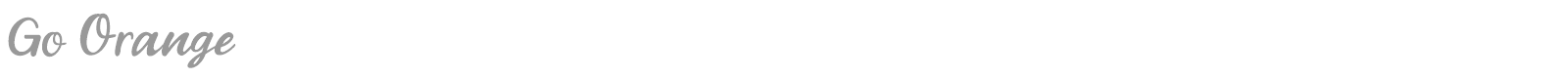 Go Orange font preview